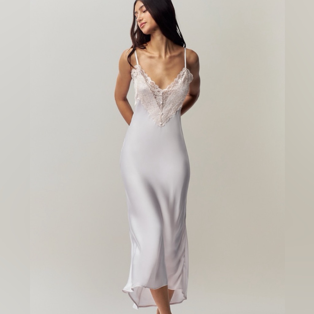 Guizio Pink Nova Slip Midi Dress